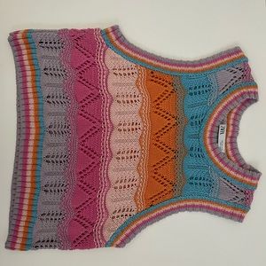Zara Colorful Sweater Vest